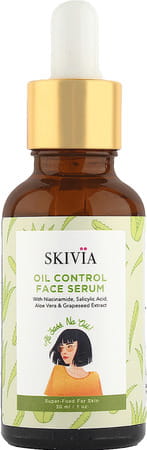 Skivia Oil Control Face Serum With Niacinamide & Grapeseed Extract - 30ml|Oil Control