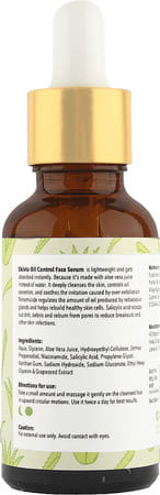 Skivia Oil Control Face Serum With Niacinamide & Grapeseed Extract - 30ml|Oil Control