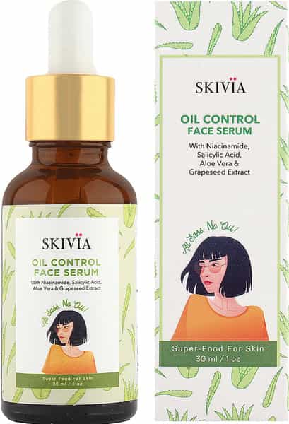 Skivia Oil Control Face Serum With Niacinamide & Grapeseed Extract - 30Ml|Oil Control
