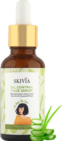 Skivia Oil Control Face Serum With Niacinamide & Grapeseed Extract - 30ml|Oil Control