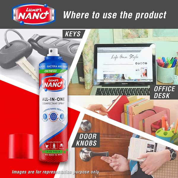 Luxor Nano All-In-One Disinfectant Spray Pine Fresh - 95Ml