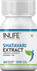 Inlife Shatavari Extract Asparagus Recemosus Women's Wellness Supplement 500 Mg - 60 Veg Capsules