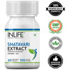 Inlife Shatavari Extract Asparagus Recemosus Women's Wellness Supplement 500 Mg - 60 Veg Capsules