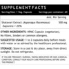 Inlife Shatavari Extract Asparagus Recemosus Women's Wellness Supplement 500 Mg - 60 Veg Capsules