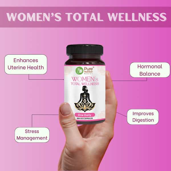 Pure Nutrition Women's Wellness Supplement | 60 Veg Capsule