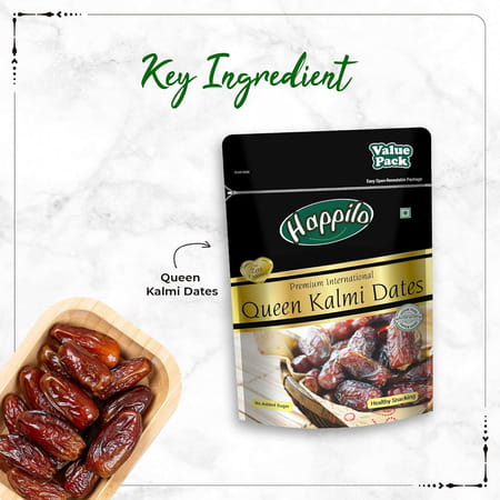 Happilo Premium International Queen Kalmi Dates 350G Value Pack