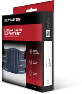 Liveasy Pro Ortho Care Lumbar Sacro Support Belt - M
