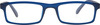 Klar Eye Rectangle Full Rim Reading Glasses Men And Women +0.75 To +3.50+2.50 Power Matte Blue