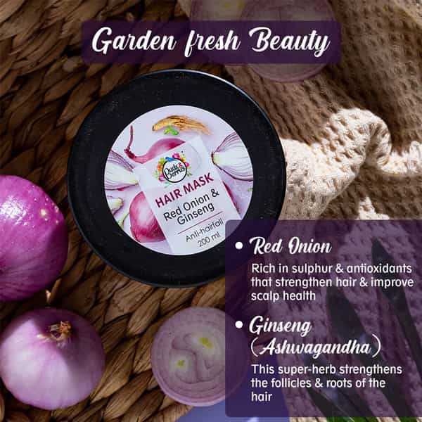 Buds & Berries Hairfall Control Hair Mask With Red Onion And Ginseng (200 Ml)