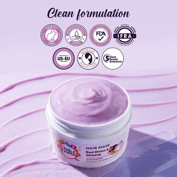 Buds & Berries Hairfall Control Hair Mask With Red Onion And Ginseng (200 Ml)
