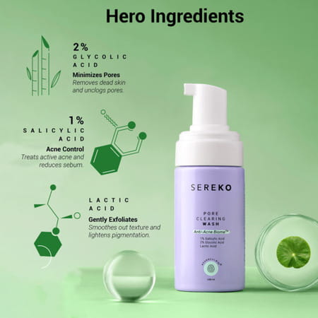 Sereko Pore Clearing Face Wash 100 Ml