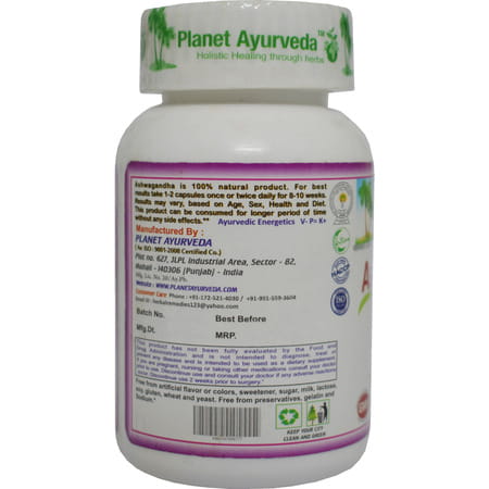 Planet Ayurveda Ashwagandha - 60 Capsules
