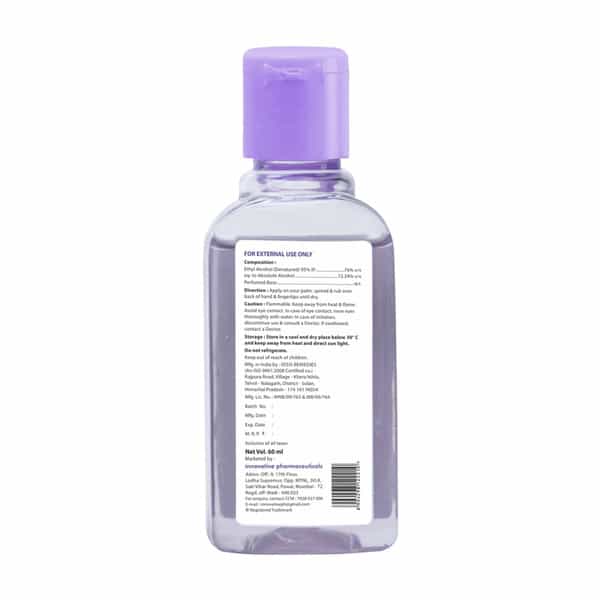 Maxisoft Hand Sanitizer | Blueberry | 60 Ml | Pack Of 12