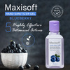 Maxisoft Hand Sanitizer | Blueberry | 60 Ml | Pack Of 12