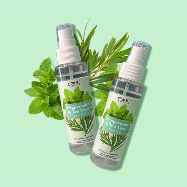 Peppermint & Tea Tree Face Mist 100 Ml Pack Of 2