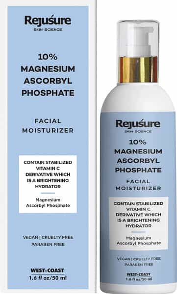 Rejusure 10% Magnesium Ascorbyl Phosphate Facial Moisturizer For Brightening & Hydrating - 50Ml