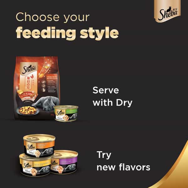 Sheba Deluxe Premium Adult (1+ Years) Wet Cat Food | Tuna & Snapper In Gravy | 85 G Can (Pack Of 24)