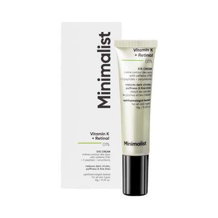 Minimalist Vitamin K+Retinol Under Eye Cream 14 Gm