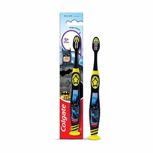Colgate Kid's Extra Soft Manual Toothbrush With Tongue Cleaner - Multicolor | 1 Pc