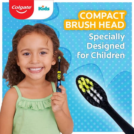 Colgate Kid'S Extra Soft Manual Toothbrush With Tongue Cleaner - Multicolor | 1 Pc