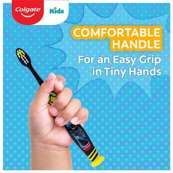 Colgate Kid's Extra Soft Manual Toothbrush With Tongue Cleaner - Multicolor | 1 Pc