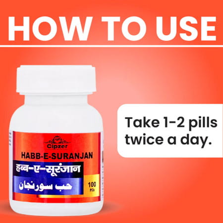 Cipzer Habb-E-Suranjan 100 Pills | Supports Joint Comfort| Mobility & Musculoskeletal Wellness