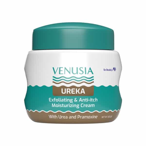 Venusia Ureka Exfoliating & Anti Itch Moisturizing Cream 100Gm