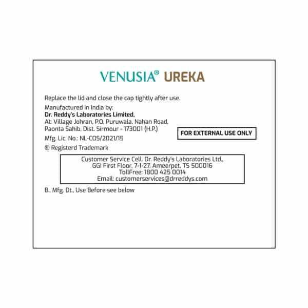Venusia Ureka Exfoliating & Anti Itch Moisturizing Cream 100Gm