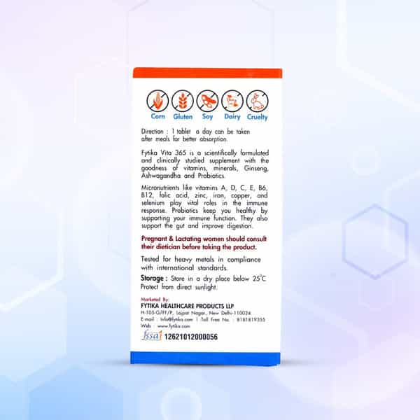 Fytika Vita 365|60 Tablets