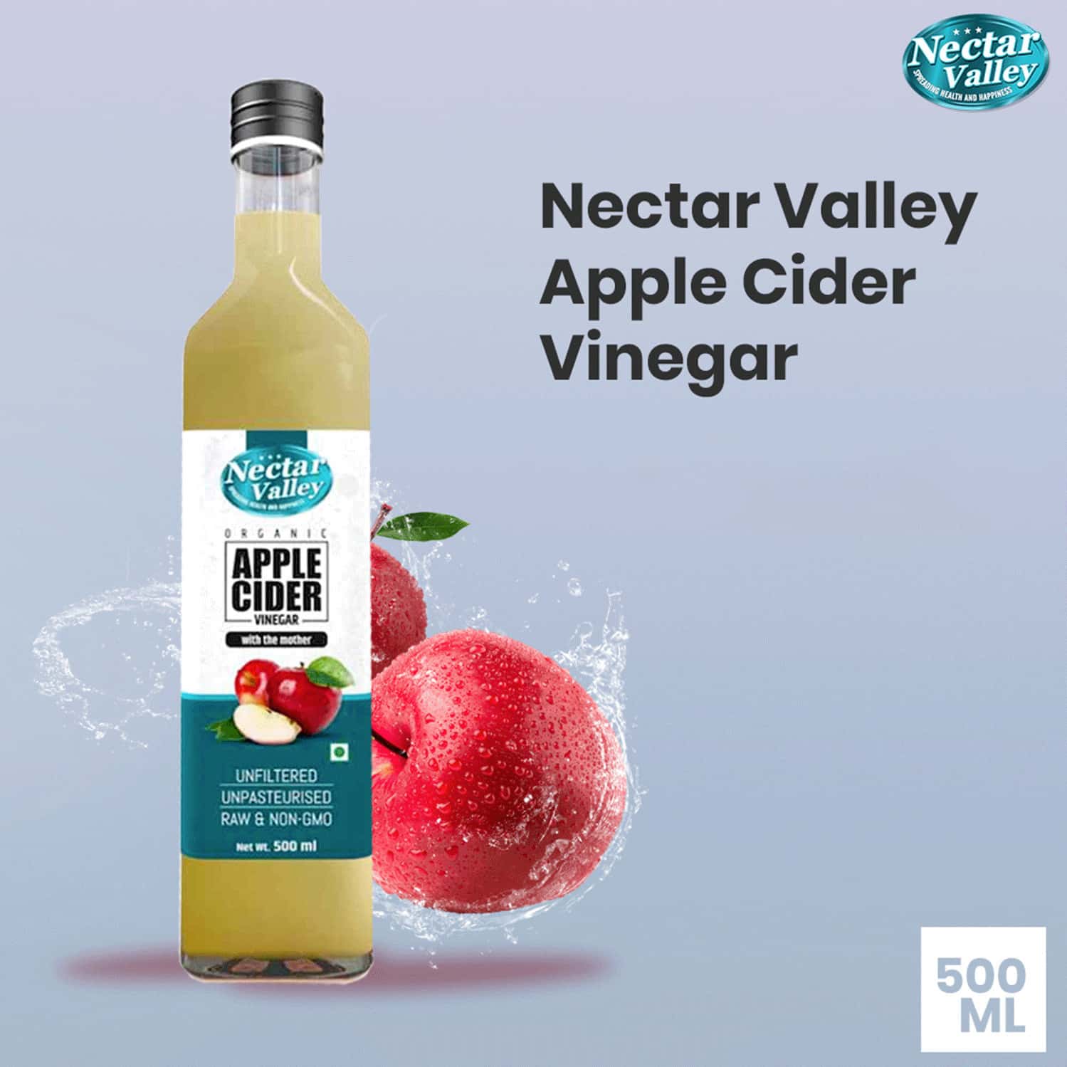 Buy NECTAR VALLEY ORGANIC APPLE CIDER VINEGAR WITH MOTHER OF VINEGAR