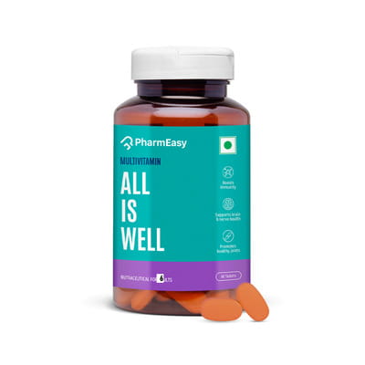 Pharmeasy Multivitamin Multimineral - Immunity Booster - Complete Nutrition - Bottle Of 60