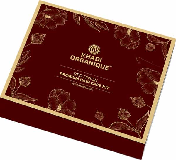 Khadi Organique Red Onion Premium Hair Care Kit