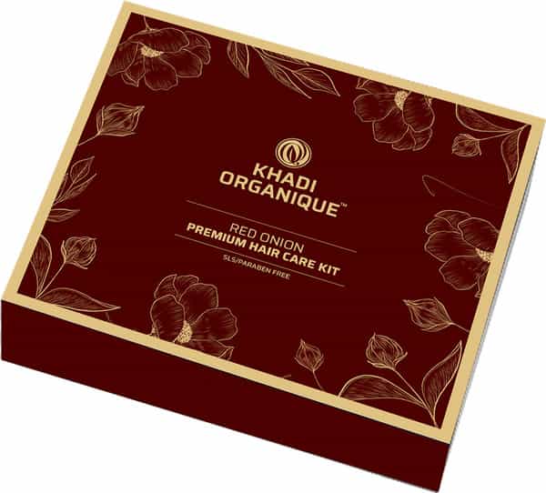Khadi Organique Red Onion Premium Hair Care Kit
