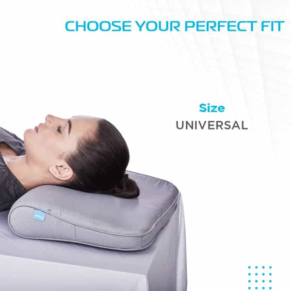 Vissco Deluxe Cervical Pillow - Neck Pillow To Maintain Correct Posture Of The Neck & Spine (Blue)