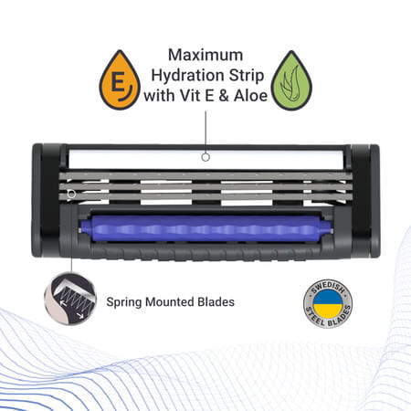 Zlade Hyperglide3 Cartridges (New And Improved) Pack Of 4