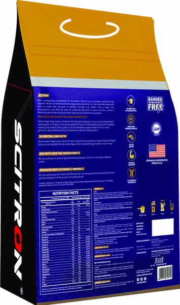 Scitron Nitro Series Hyper Mass Gainer - 5Kg (Mango)