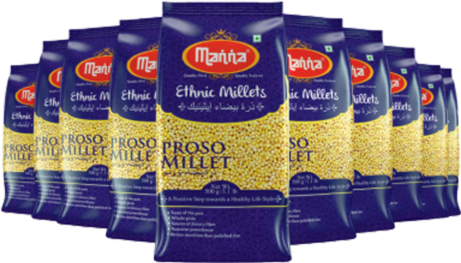 Buy MANNA PROSO MILLET 500G POUCHNUTRITION FOODLOW GLYCEMIC INDEX GLUTEN FREE Online & Get