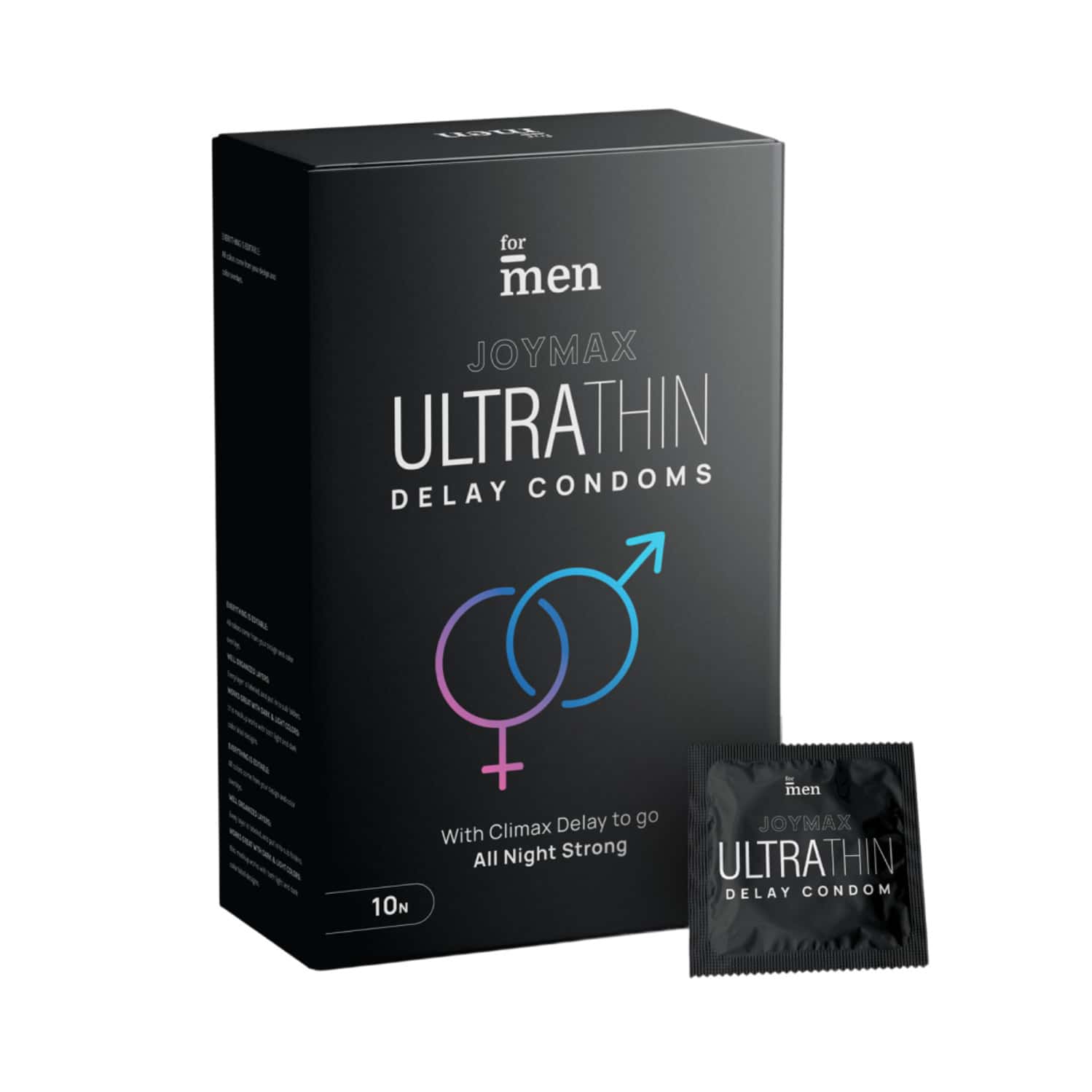 Formen Joymax Ultra Thin Pre-lubricated Delay Condoms Box Of 10 Condoms
