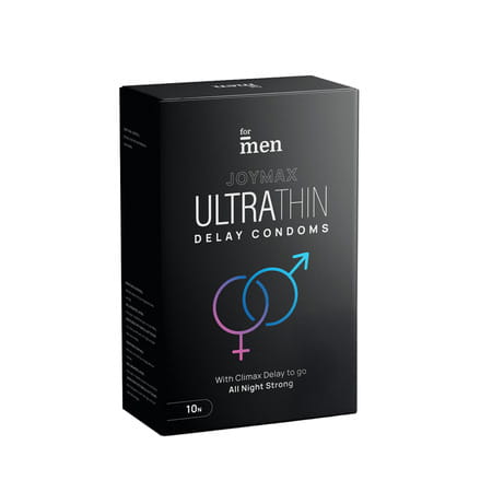 Formen Joymax Ultra Thin Pre-Lubricated Delay Condoms Box Of 10 Condoms
