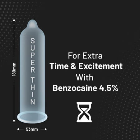 Formen Joymax Ultra Thin Pre-Lubricated Delay Condoms Box Of 10 Condoms