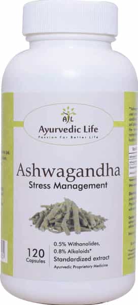 Ayurvedic Life Ashwagandha 120 Capsules - Pack Of 4