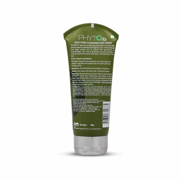 Lotus Professional Phytorx Deep Pore Cleansing Face Wash Tea Tree Oil - 80G