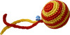 Captain Zack Crochet Stripped Ball Small Dog Toy