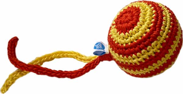 Captain Zack Crochet Stripped Ball Small Dog Toy