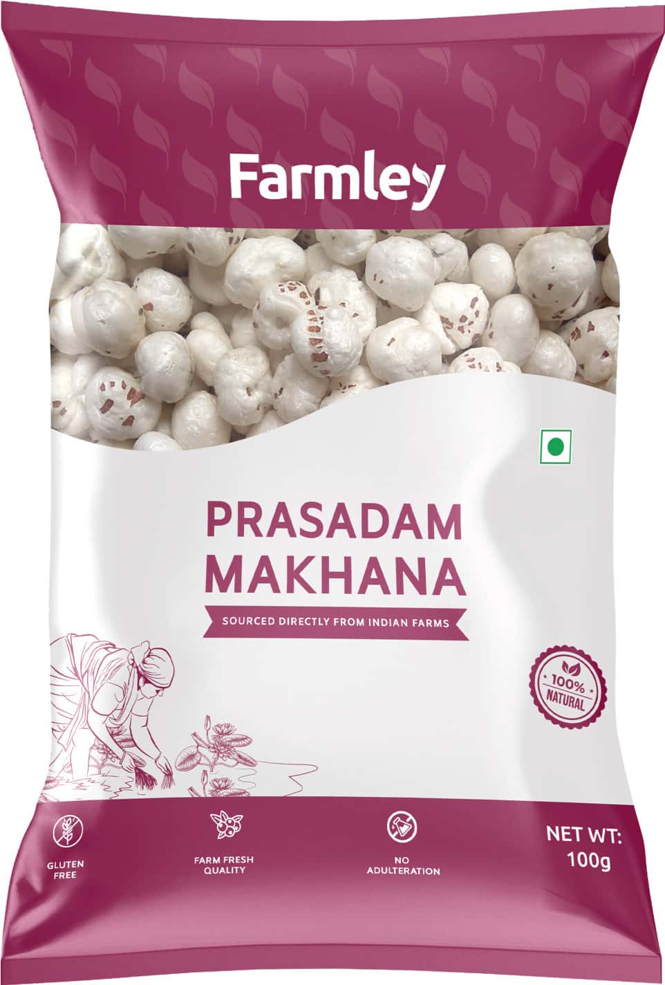Farmley Prasadam Makhana (Foxnuts) 100 G