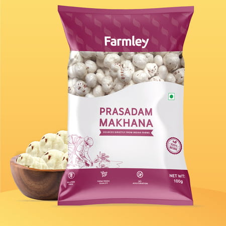 Farmley Prasadam Makhana (Foxnuts) 100 G