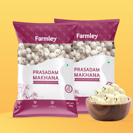 Farmley Prasadam Makhana (Foxnuts) 100 G