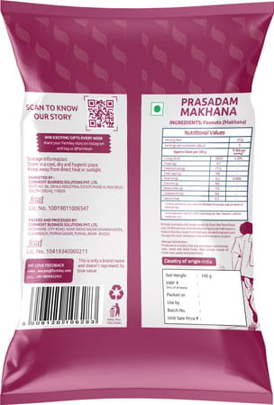 Farmley Prasadam Makhana (Foxnuts) 100 G