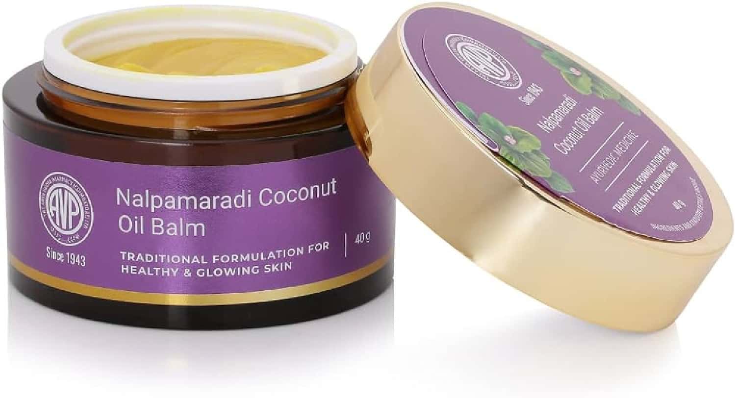 Avp Nalpamradi Coconut Oil Balm Traditional Formulated For Healthy And Glowing Skin 40 Gm