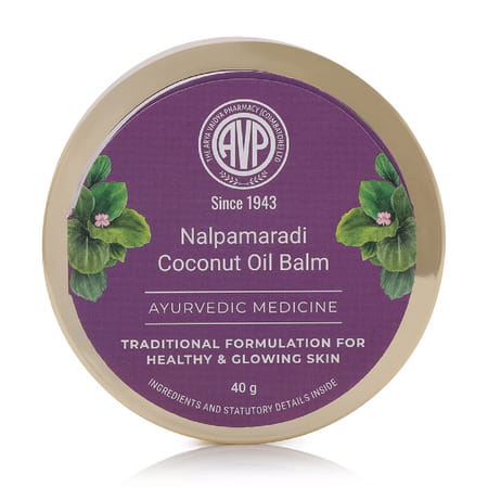 Avp Nalpamradi Coconut Oil Balm Traditional Formulated For Healthy And Glowing Skin 40 Gm